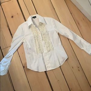 Etro white button down blouse